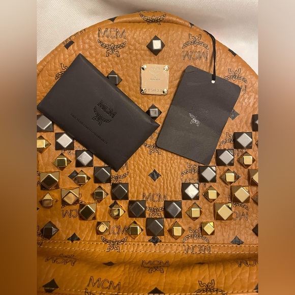 MCM stud stark medium backpack main image 10